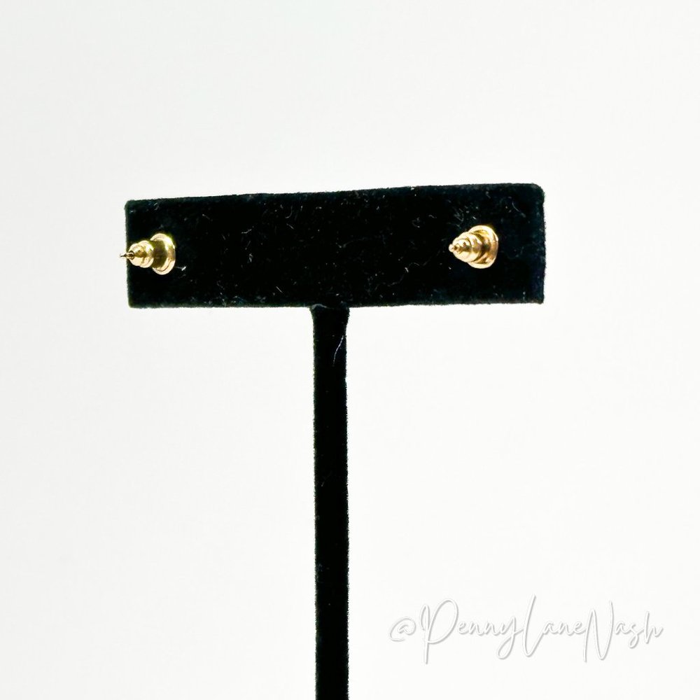 Vintage Red Mini Ladybug Earrings - Picture 5 of 7